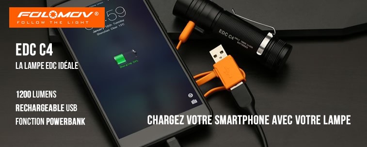 Lampe de poche rechargeable USB YXQUA - Mini lampes Senegal